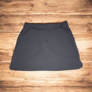 32 Degrees Cool Skort M Black Activewear Skirt w/ Inner Shorts